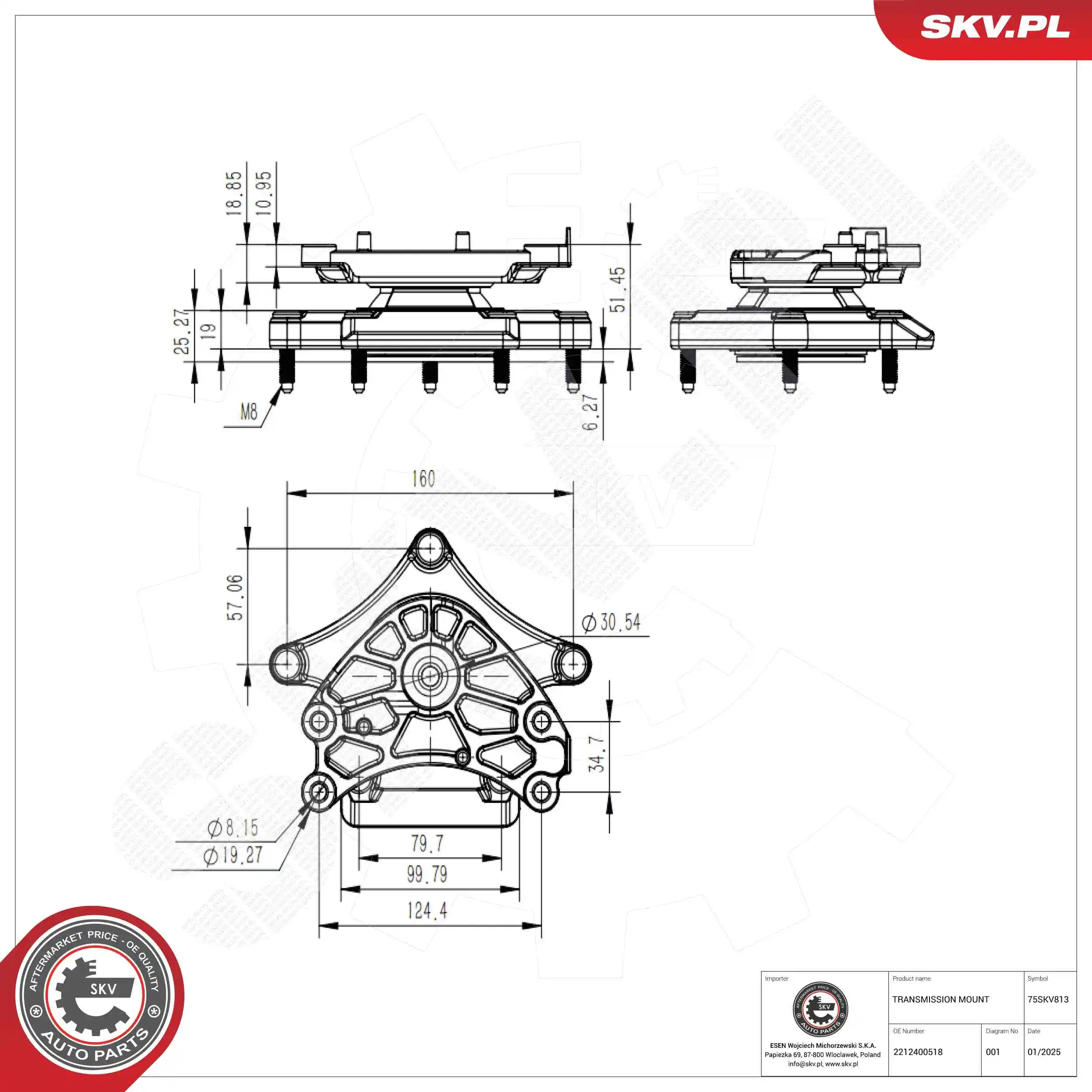 Mounting, automatic transmission